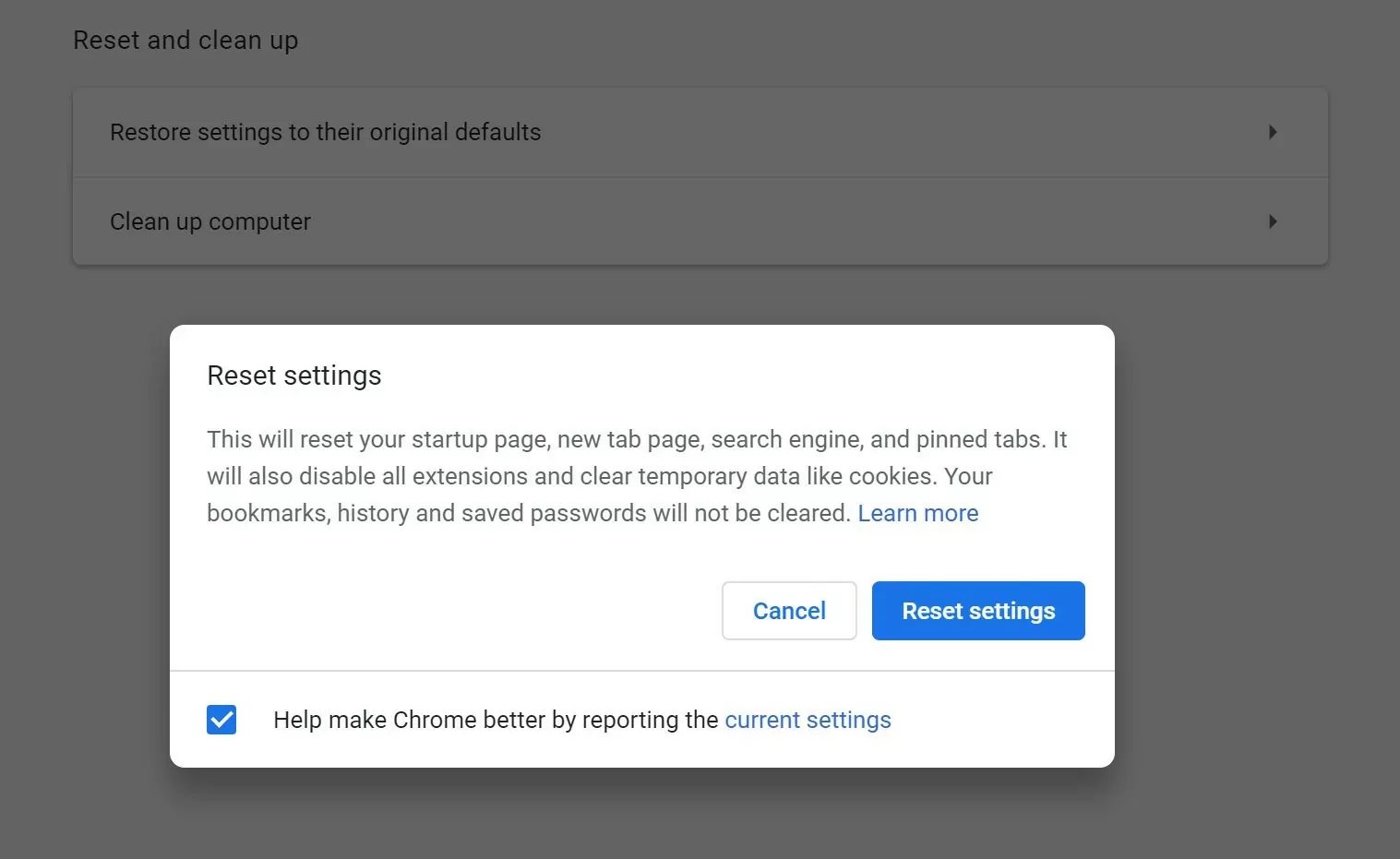 Сброс настроек гугл. Google Chrome settings. Google Chrome Setup. «Reset settings to default» ШК. Restore defaults.