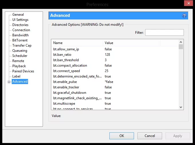 best utorrent settings for 60mbps