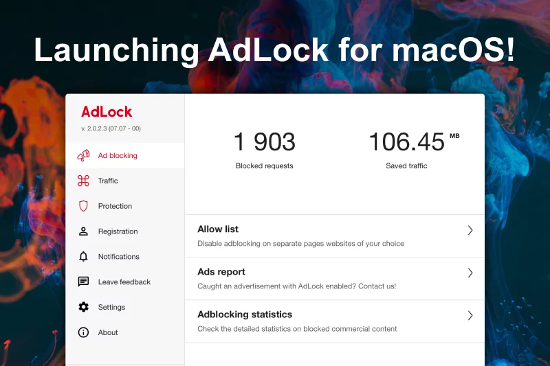 AdLock for macOS is officially out. Give a shot to our brand new adblocker for Apple PCs!