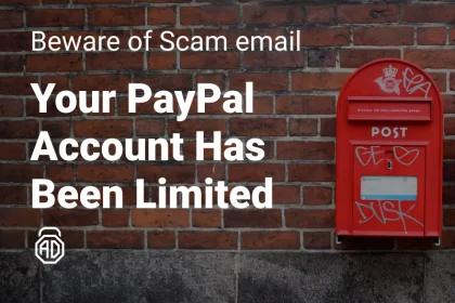 Beware of Scam Email “Your PayPal Account has been Limited”