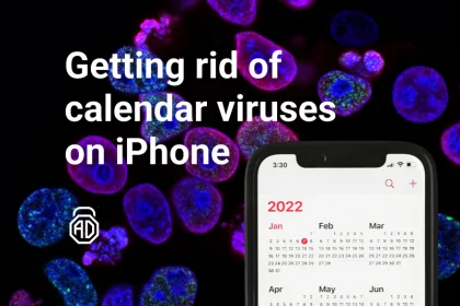 Getting rid of calendar viruses on iPhone