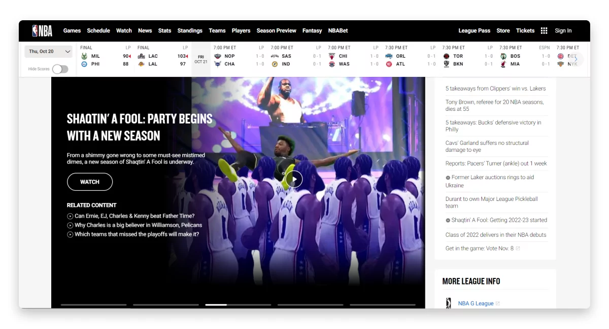 Stream live NBA games with league's new $6.99-per-month streaming service -  Interbasket