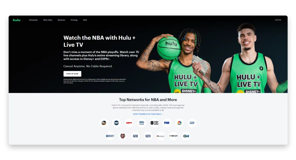 How to watch the NBA on Hulu Live TV