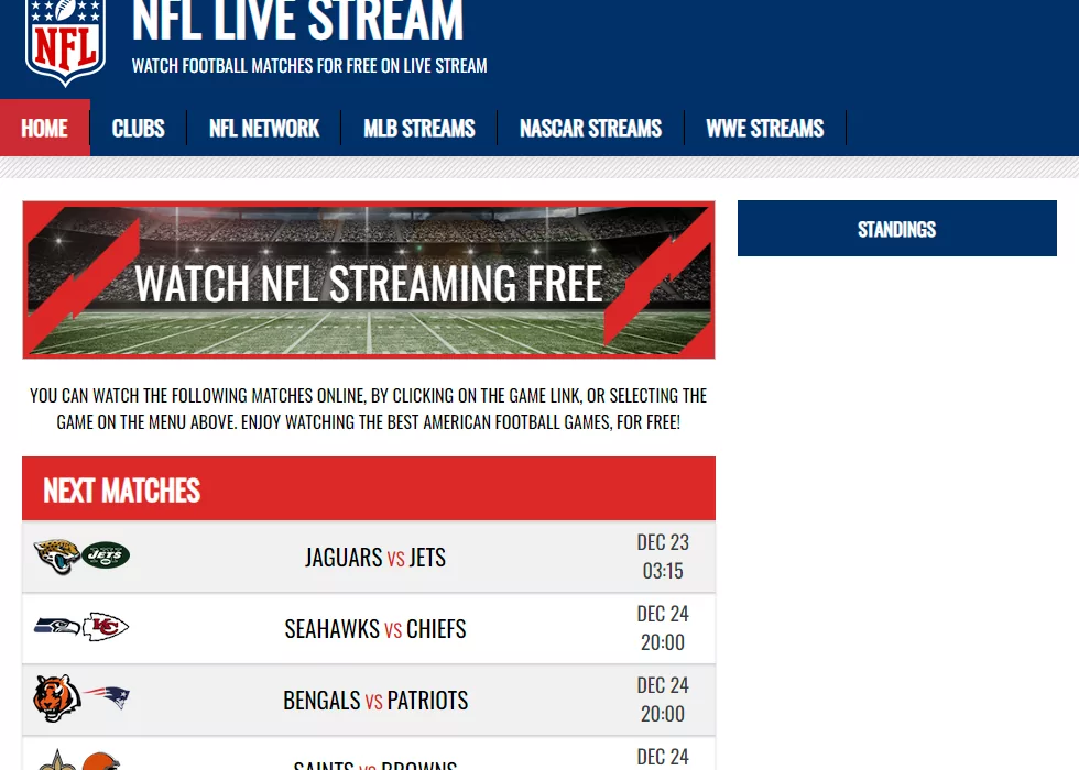 Top 10 Free NFL Live-Streaming Sites in 2023