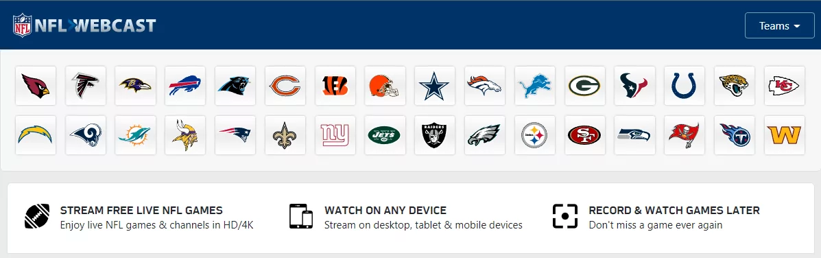 nfl games today for free
