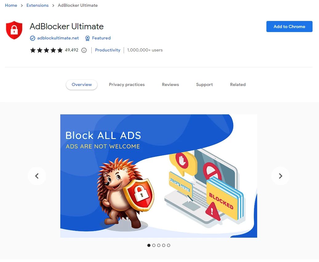 amazon ad blocker chrome extension