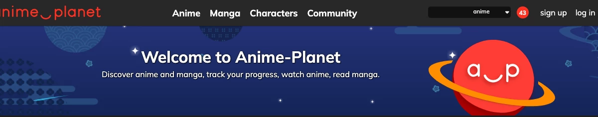Anime-planet website